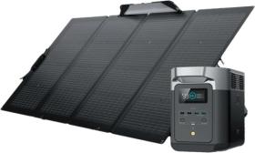 Generadores Ecoflow KIT DELTA2-1 S220W - KIT DELTA 2 + Placa Solar de 220W Bifacial