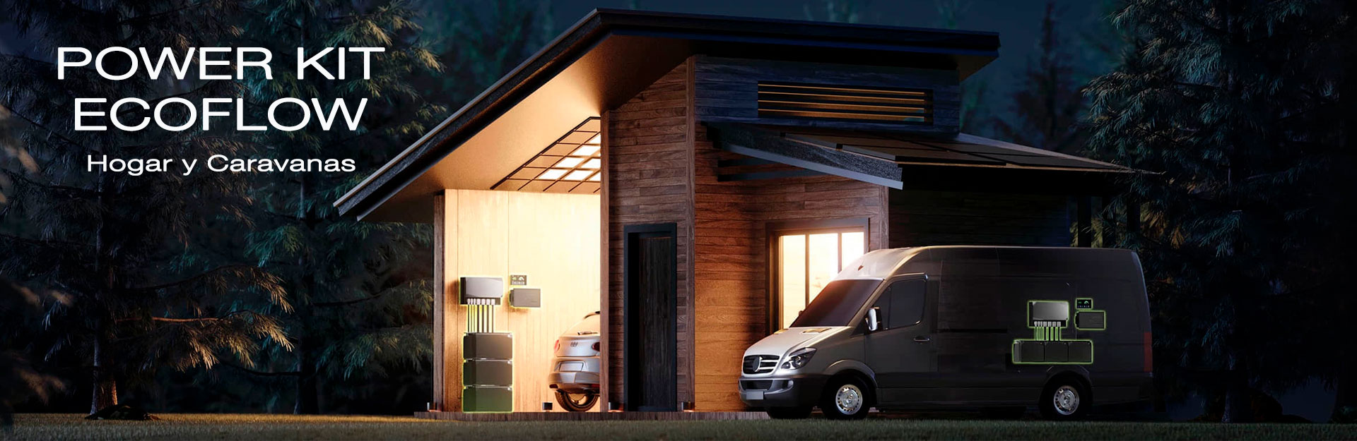 Ecoflow power kit;caravanas;hogar;Ecoflow para caravanas